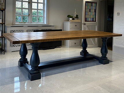 Rustic Wooden Dining Tables | Large Kitchen Tables | Tom Marsh